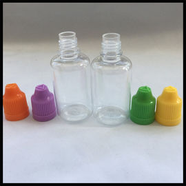 China Saft 30ml Vape füllt HAUSTIER Tropfflasche-kindersichere Plastikflaschen ab fournisseur
