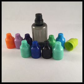 China Plastikflaschen des kundenspezifischen Haustier-30ml, bernsteinfarbiger Tropfflasche-Siebdruck Logol fournisseur