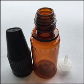 China bernsteinfarbige Tropfflaschen des Augen-10ml, Plastiktropfflaschen des medizinischen Grad-10ml fournisseur