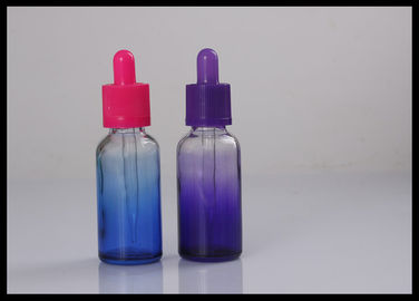 China blaue purpurrote Tropfflasche-ätherischen Öls Farbe der Steigung 30ml des Glasflasche fournisseur