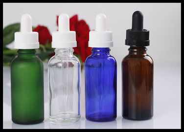 China grüne Flaschen-kosmetische flüssige Flasche des ätherischen Öls der Glasflaschen-30ml fournisseur