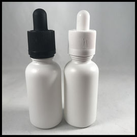 China Melken Sie Zigaretten-Flüssigkeits-Behälter des weißen ätherischen Öls 30ml Glasder tropfflasche-E fournisseur