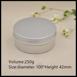 China Bunte Kappen-kosmetische Aluminiumbehälter stellen Gream/Trockenfrüchte-Glas 250g gegenüber fournisseur