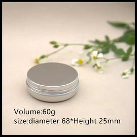 China Kosmetik-verpackender Aluminiumcremetiegel 60g mit Schrauben-Deckeln pulverisieren lose Glas fournisseur