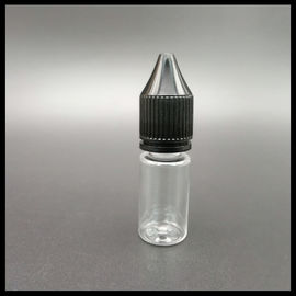China Plastikeinhorn-Flaschen 10ml RV, schwarze Kappen-Einhorn-Tropfenfänger-Flasche für e-Flüssigkeit fournisseur
