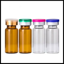 China Phiolen 10ml leeren Glaskosmetik-Flaschen-Gummistopfen-sterilen Serum-Behälter fournisseur