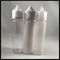 Weiße Haustier-Flasche des Plastik60ml, rundes Masseneinhorn füllt Etikettendruck ab fournisseur