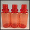 Rote Rauch-Öl-Tropfflasche, saurer niedriger Widerstand der Plastiktropfflasche-10ml fournisseur