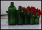 grüne Flaschen-kosmetische flüssige Flasche des ätherischen Öls der Glasflaschen-30ml fournisseur