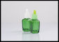 Glaskosmetische bernsteinfarbige quadratische grüne Flasche des ätherischen Öls der Tropfflasche-30ml fournisseur