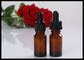 Parfümieren Sie besonders angefertigte Logo-Drucken des ätherischen Öls das Glasbernsteinfarbige der Tropfflasche-10ml fournisseur