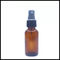 Brown-Braunglas-Spray-Kosmetik füllt schwarze Kappen-Farbe für ätherisches Öl ab fournisseur