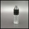 Plastikeinhorn-Flaschen 10ml RV, schwarze Kappen-Einhorn-Tropfenfänger-Flasche für e-Flüssigkeit fournisseur