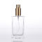 Kapazität flache quadratische Glasder parfüm-Sprühflasche-metallische Pumpen-50ml nachfüllbar fournisseur