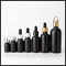 Schwarzes bereifte Glasflaschen-Kosmetik des Farbätherischen öls, die runde Form verpackt fournisseur