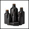 Schwarzes bereifte Glasflaschen-Kosmetik des Farbätherischen öls, die runde Form verpackt fournisseur