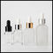 Klare quadratische Glastropfflaschen Bpa geben für Aromatherapie der ätherischen Öle frei fournisseur
