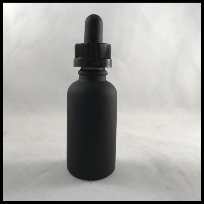 Matt-Glastropfflaschen des Schwarz-30ml wesentliche Oild-Glas-Tropfflasche