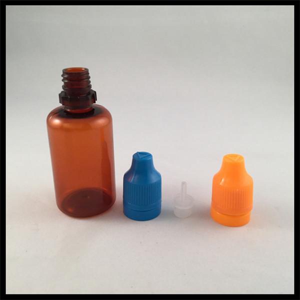Dampfen Sie Saft-Plastiktropfenzähler-leere Flaschen 30ml HAUSTIER Tropfflaschen auf