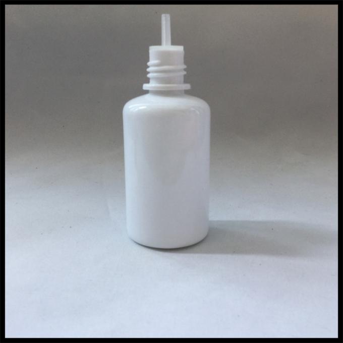 füllt weißer Plastik 30ml leere E Flüssigkeits-Flaschen HAUSTIER Tropfflasche-ab
