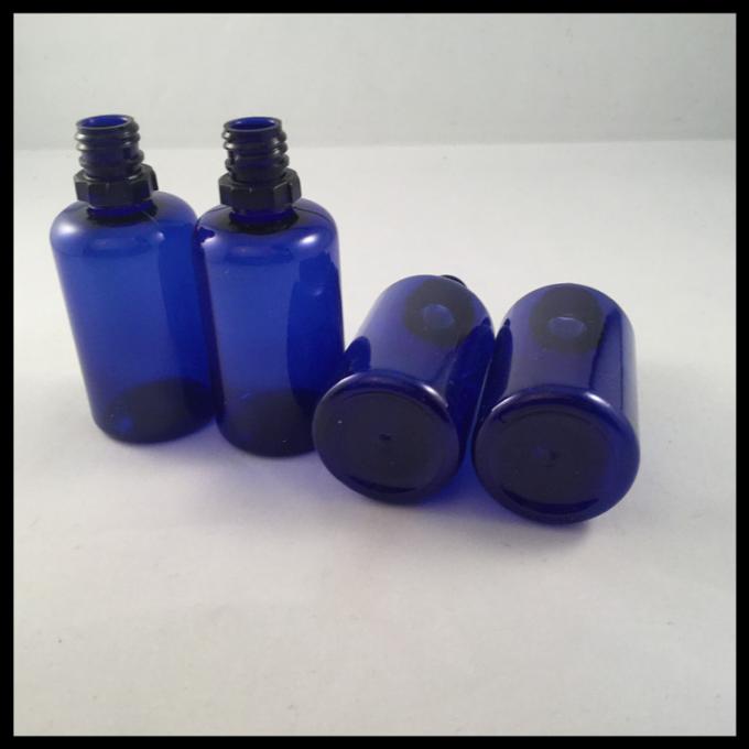 Blauer Plastik 30ml füllt HAUSTIER Tropfflaschen E Cig-Flüssigkeits-Flaschen ab
