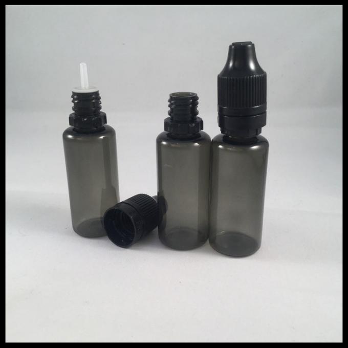 Schwarzes Plastik-Ejuice füllt Flasche des HAUSTIER 15ml Tropfflasche-ätherischen Öls ab