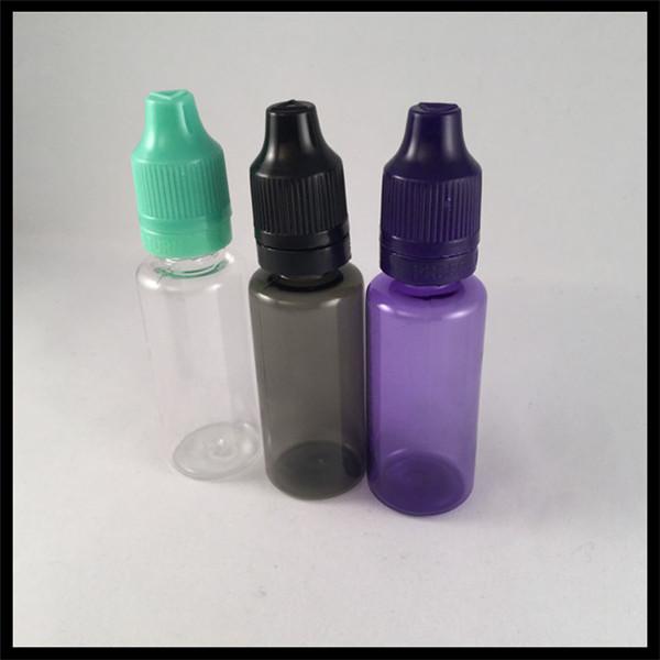 Purpur 20-ml-Plastiktropfflaschen, Gesundheit und Sicherheit HAUSTIER Ejuice-Öl-Tropfflasche