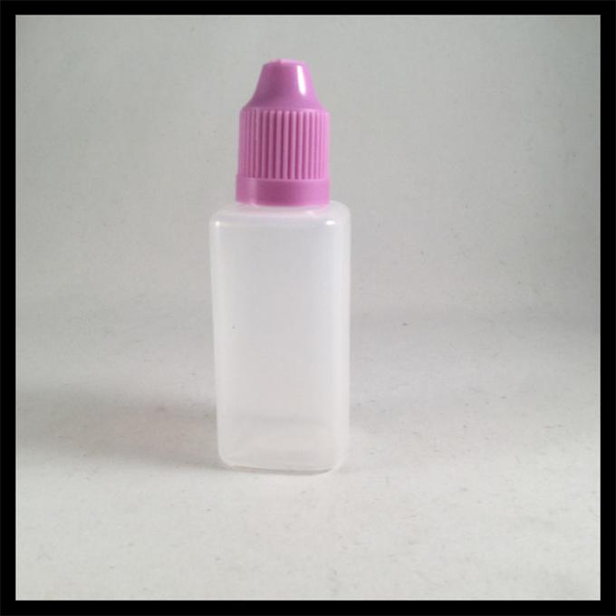 Dauerhafte kindersichere Tropfflasche-Kleinkapazitätsplastikbehälter LDPE-30ml