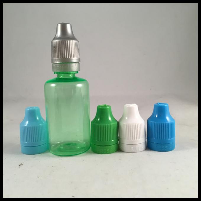 Plastik des Grün-30ml füllt HAUSTIER Tropfflasche-Saft-Öl-Flaschen mit kindersicherer Besetzer-Kappe ab