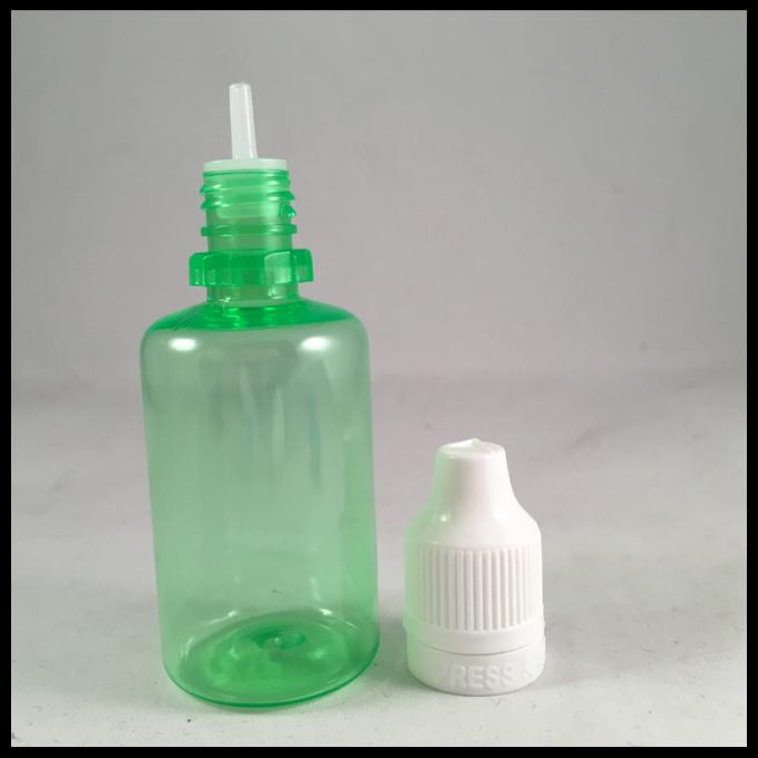 Plastik des Grün-30ml füllt HAUSTIER Tropfflasche-Saft-Öl-Flaschen mit kindersicherer Besetzer-Kappe ab