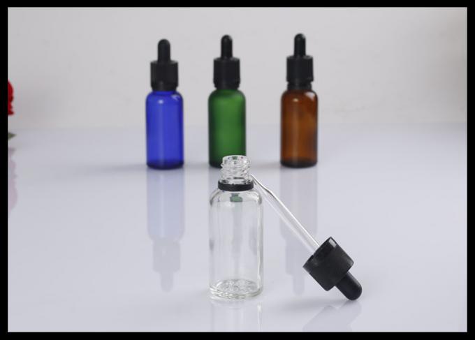 Öl-Flaschen-Kosmetik-Flasche des Klarglas-30ml der Tropfflasche-E flüssige