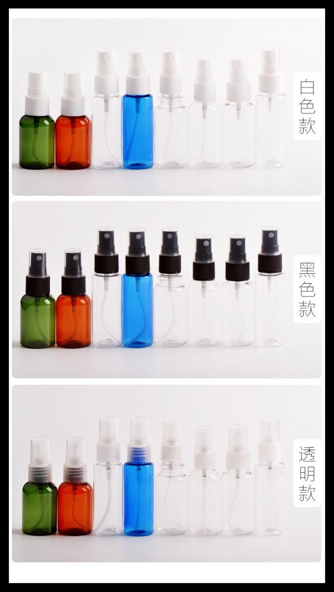 Klare blaues Grün-bernsteinfarbige Plastiksprühflaschen 30ml 40ml leeren Mundsprühflasche