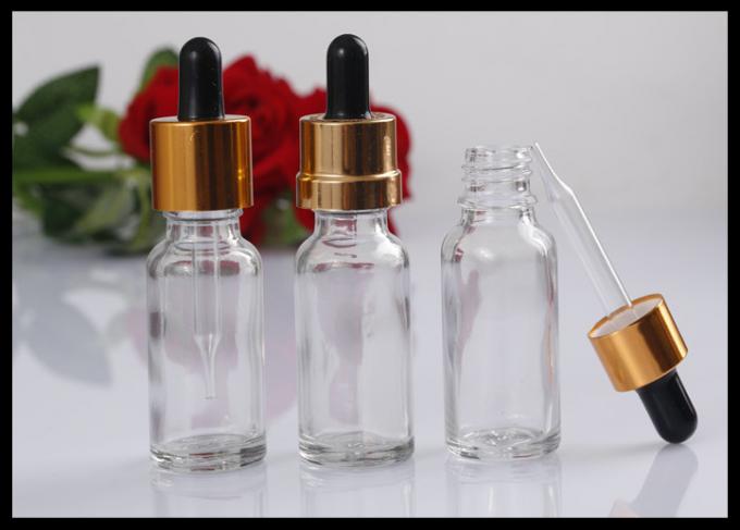 Transparente Glasflaschen-chemische Stabilitäts-Gesundheit/Sicherheit des ätherischen Öls