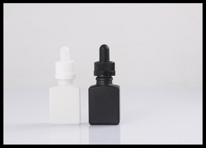 Arbeiten Sie schwarzem Mattätherischem Öl Glastropfflasche 15ml für Parfüm-Verpackung um