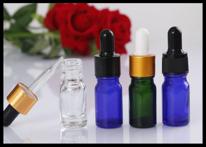 Glaskindersichere Kappen des klaren mini bernsteinfarbigen ätherischen Öls der flaschen-5ml für medizinische Verpackung