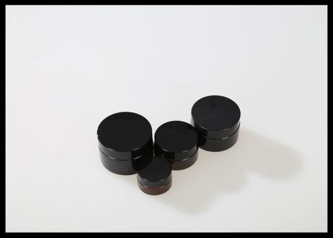 Brown-Braunglas-kosmetischer Cremetiegel 5g 10g 20g 30g 50g leeren Make-upbehälter