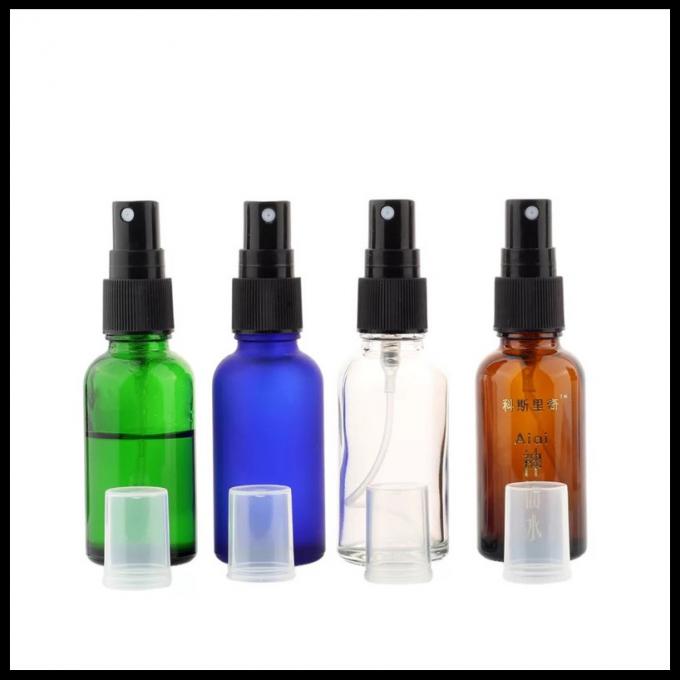 Glastropfflasche des ätherischen Öls 30ml mit grüner/klarer/bernsteinfarbiger/blauer Farbe