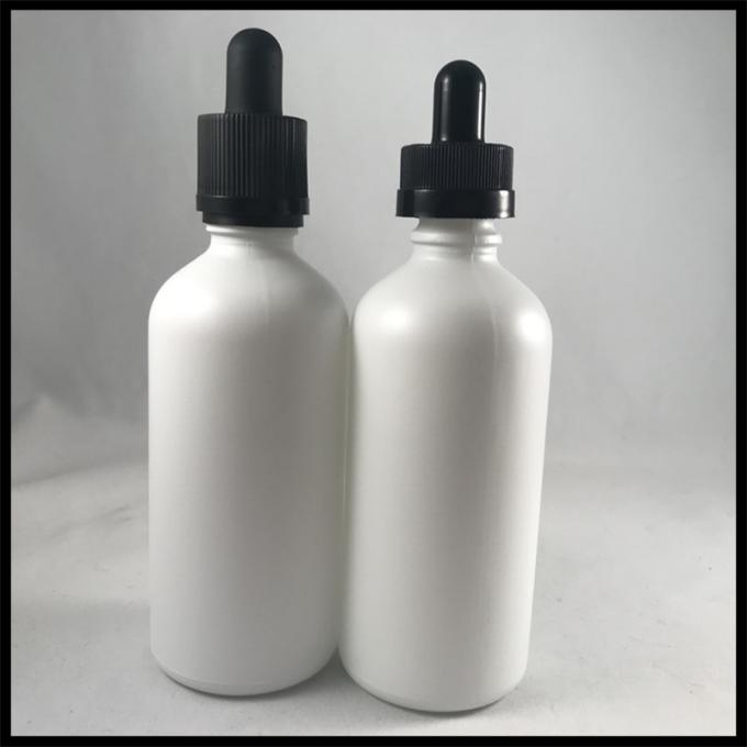Des flüssiger Tropfenzähler-leere ätherischen Öls E Kapazität des Flaschen-weiße Mattglas-100ml
