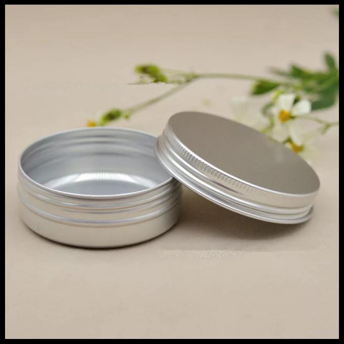 Leere kosmetische Aluminiumbehälter, kosmetisches Aluminiumglas 100g mit Deckeln