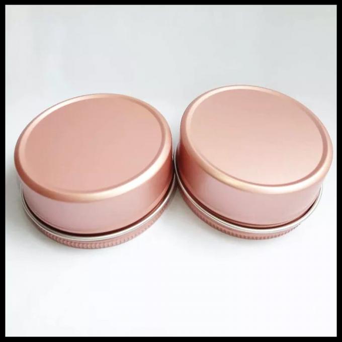 Rosa kosmetisches Aluminiummetalldosen-Lotions-Creme-Pulver des glas-100g kann mit Schrauben-Deckel