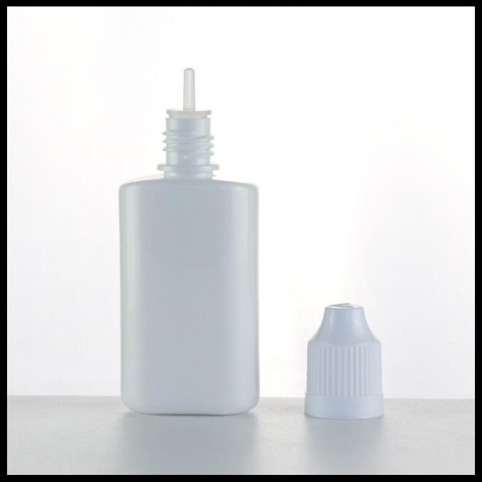 Weiße HAUSTIER E flüssige Flaschen, Plastikkindersichere Kappe der augen-Tropfflasche-30ml