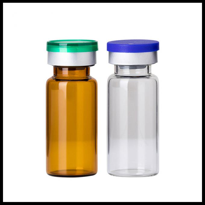 Phiolen 10ml leeren Glaskosmetik-Flaschen-Gummistopfen-sterilen Serum-Behälter