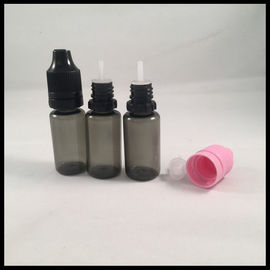 China Kundenspezifischer flüssiger Schwarz-Plastik HAUSTIER Tropfflasche-10ml für Ejuice-Nahrungsmittelgrad fournisseur
