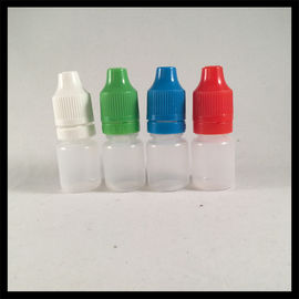China Bunte Plastiktropfflaschen der Kappen-5ml, Kinderbeständiges Tropfflaschen HDPE fournisseur