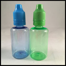 China Plastik des Grün-30ml füllt HAUSTIER Tropfflasche-Saft-Öl-Flaschen mit kindersicherer Besetzer-Kappe ab fournisseur