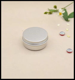 China Creme-Aluminiumbaumwolle der runde Form-kann kosmetische Behälter-50g mit Schrauben-Deckel fournisseur