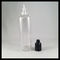 Große Plastiktropfflaschen der Kapazitäts-100ml, klare leere Augen-PlastikTropfflaschen fournisseur