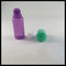 Flüssige nachfüllbare purpurrote lange dünne Spitzen-kindersichere Kappe LDPE-Tropfenzähler-Bottles10ml fournisseur