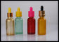 Dunkles Glas-Tropfflaschen der Gewohnheits-30ml für die Kosmetik, die medizinischen Grad verpackt fournisseur
