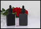 Schwarze Mattdroppe-Flaschen-Mattglas-Flaschen des glasflaschen-quadratische ätherischen Öls fournisseur